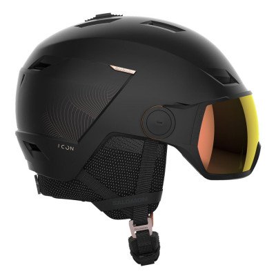 Шлем горнолыжный с визором женский Salomon Icon Lt Visor Photo Шлем горнолыжный с визором женский Salomon Icon Lt Visor Photo