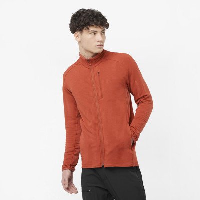 Флисовая кофта мужская Salomon Essential lightwarm Флисовая кофта мужская Salomon Essential lightwarm