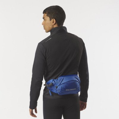 Сумка поясная Salomon Cross season waist синяя Сумка поясная Salomon Cross season waist синяя