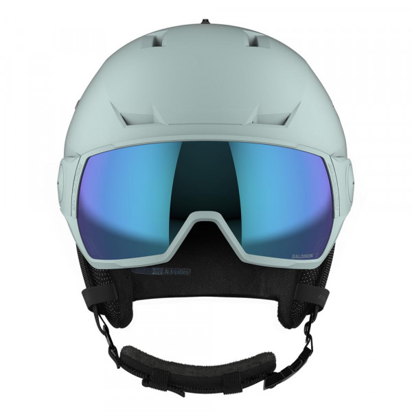 Шлем горнолыжный с визором женский Salomon Icon Lt Visor Photo