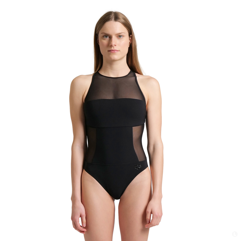 Купальник женский спортивный Arena MESH PANELS SWIM PRO BACK