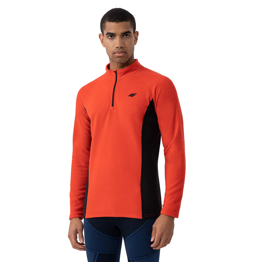 Лонгслив флисовый мужской 4F Ski Core красный