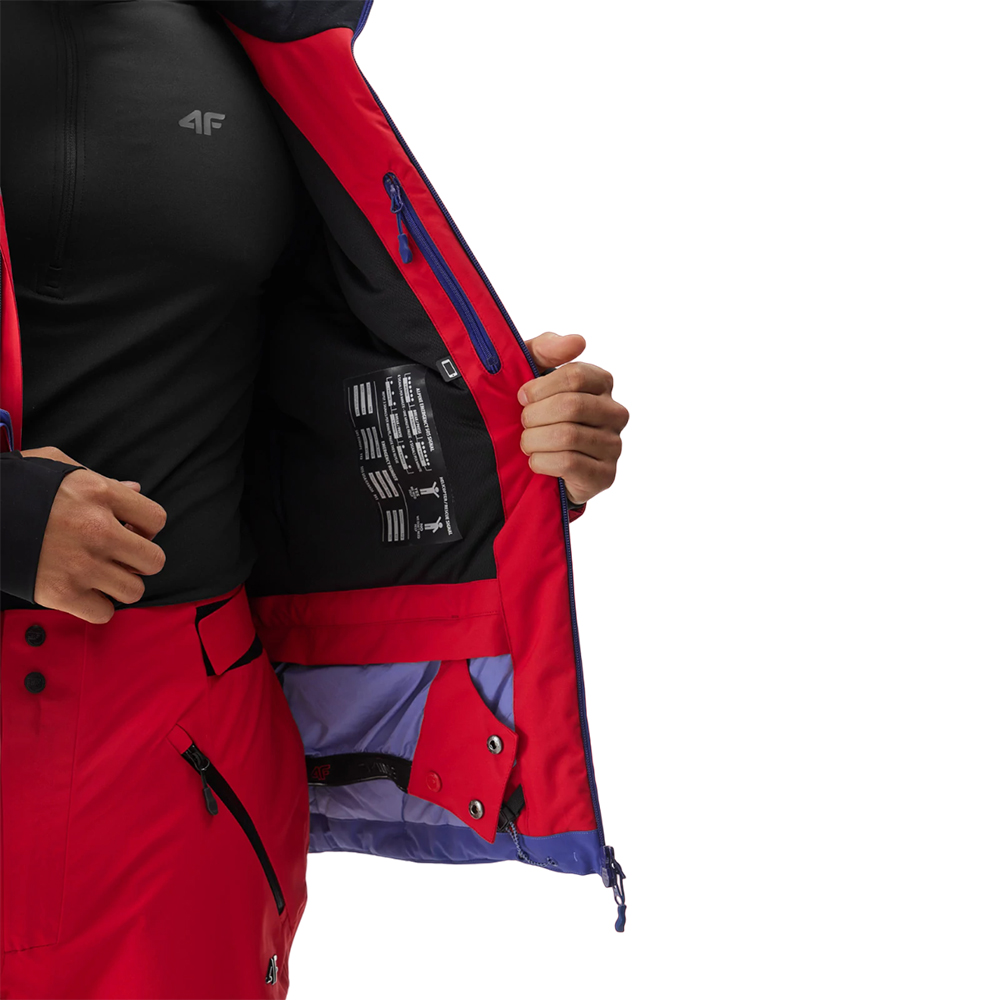 Куртка горнолыжная мужская 4F Ski Performance красная Куртка горнолыжная мужская 4F Ski Performance красная