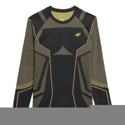 Термобелье лонгслив мужской 4F Ski черный