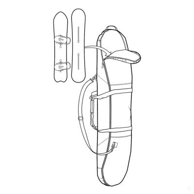 Чехол сноубордический Burton Space Sack Чехол сноубордический Burton Space Sack