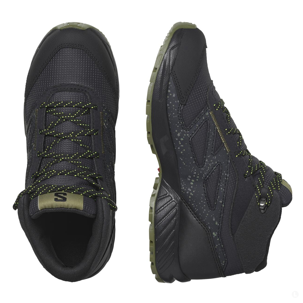Треккинговые ботинки детские Salomon Outway Mid Cswp