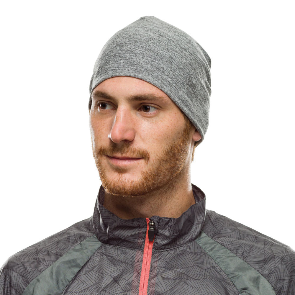 Шапка Buff DryFlx Beanie solid light grey