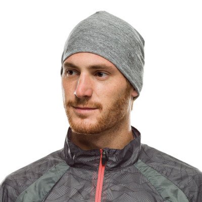 Шапка Buff DryFlx Beanie solid light grey Шапка Buff DryFlx Beanie solid light grey