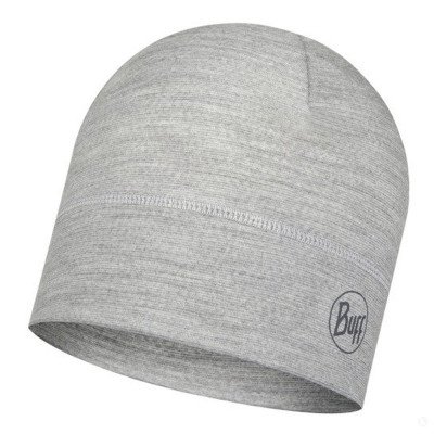 Шапка Buff Merino Lightweight Beanie solid cloud Шапка Buff Merino Lightweight Beanie solid cloud