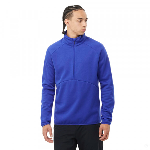 Флисовая кофта мужская Salomon Essential warm half zip