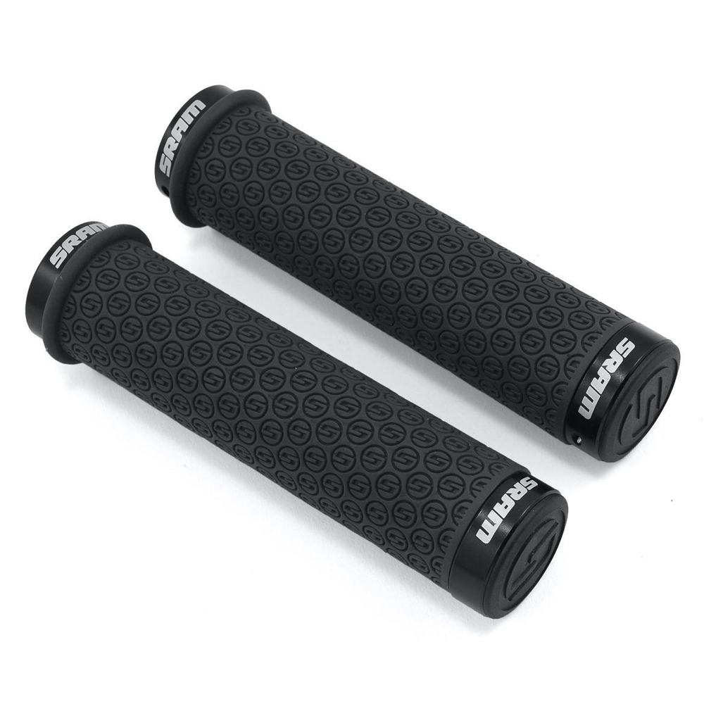 Грипсы Sram DH Silicone Locking - Black with Double Clamps & End Plugs