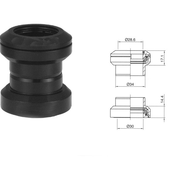 Комплект рулевых подшипников Author ACO - HS04