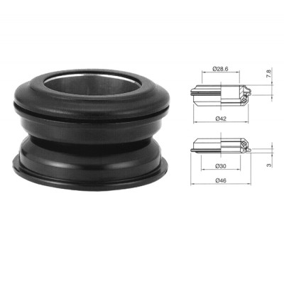 Комплект рулевых подшипников Author ACO HS24