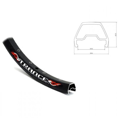 Обод Author ACO Trance 559x24/32 - black Обод Author ACO Trance 559x24/32 - black
