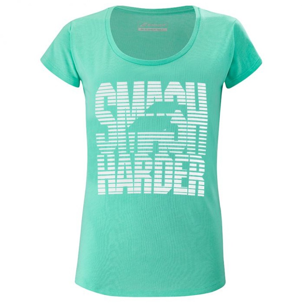 Футболка детская Babolat Exercise Message Tee Girl
