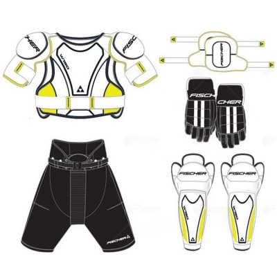 Комплект защиты Fischer Starter Kit (5 предметов) Комплект защиты Fischer Starter Kit (5 предметов)