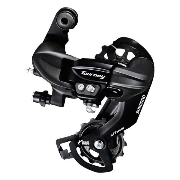 Задний переключатель Shimano Tourney, TY300, 6/7ск., крепление на петух
