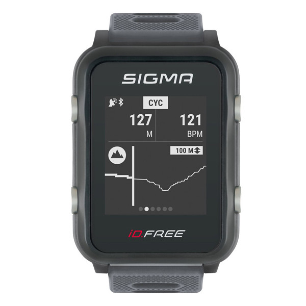 Часы с пульсометром Sigma Id. и GPS Free gray