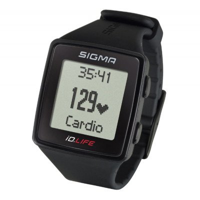 Часы с пульсометром Sigma Id. Life black Часы с пульсометром Sigma Id. Life black
