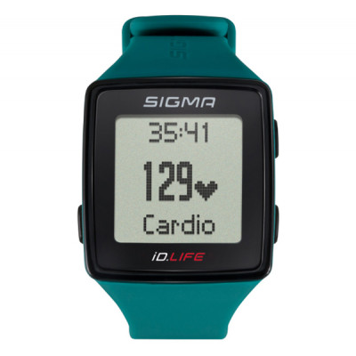 Часы с пульсометром Sigma Id. Life pine green