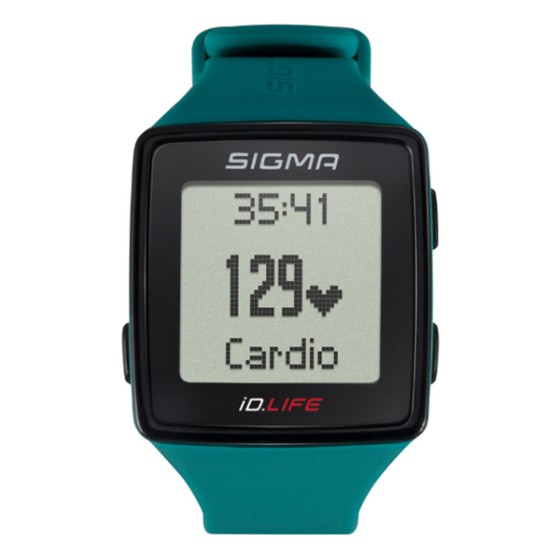 Часы с пульсометром Sigma Id. Life pine green