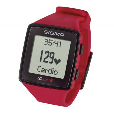 Часы с пульсометром Sigma Id. Life rouge Часы с пульсометром Sigma Id. Life rouge