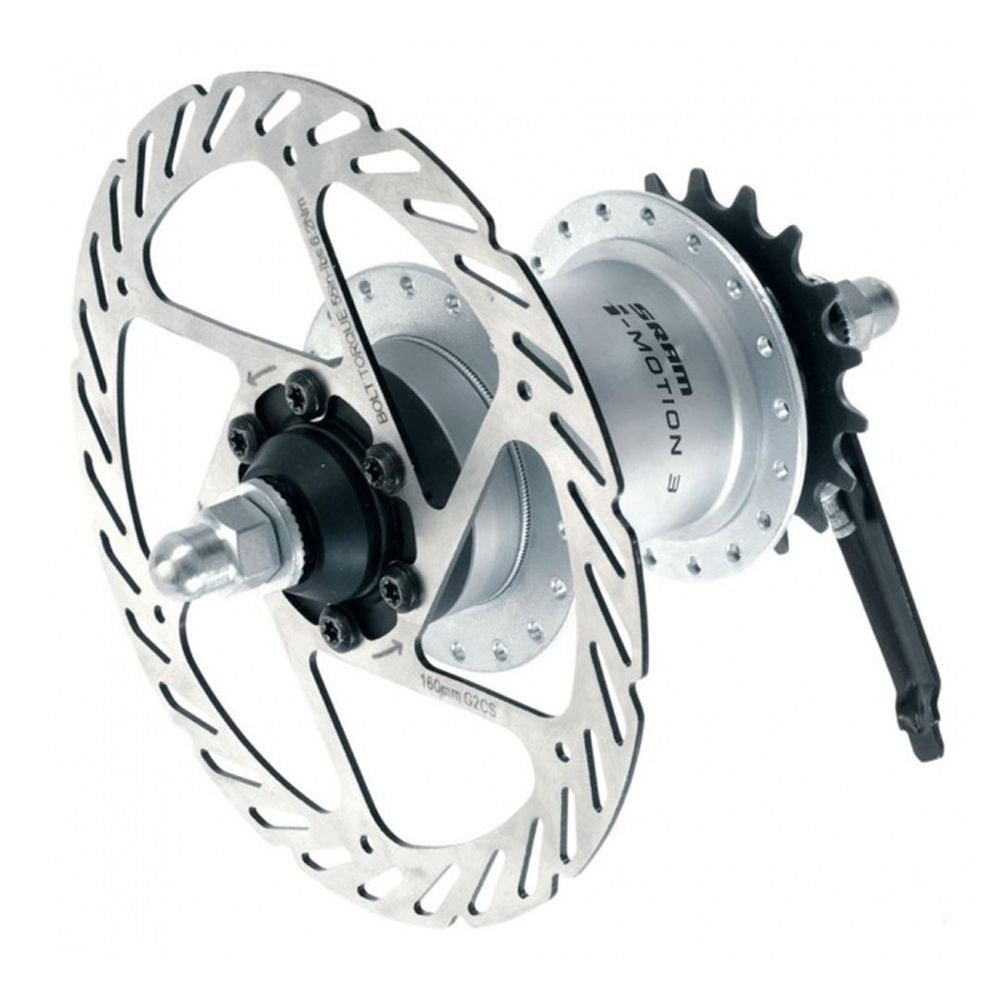 Задняя втулка Sram i-3 freewheel/disc brake 32H 135 OLD 178 axle silver