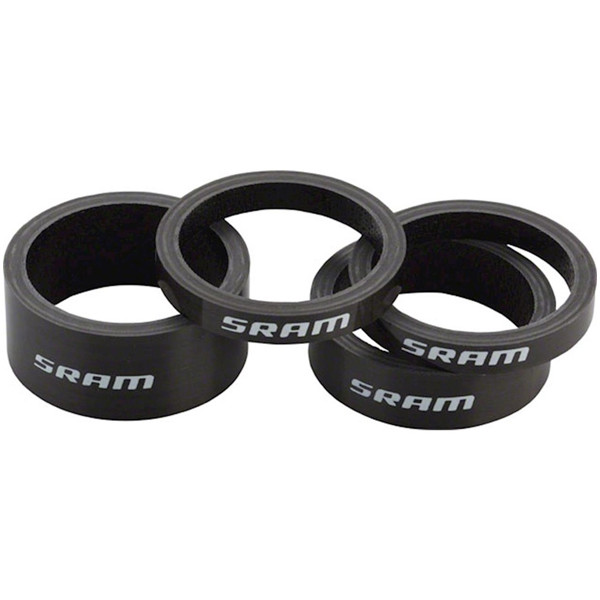 Кольца проставочные Sram UD Carbon,Sram (5mm x2, 10mm x1, 15mm x1)