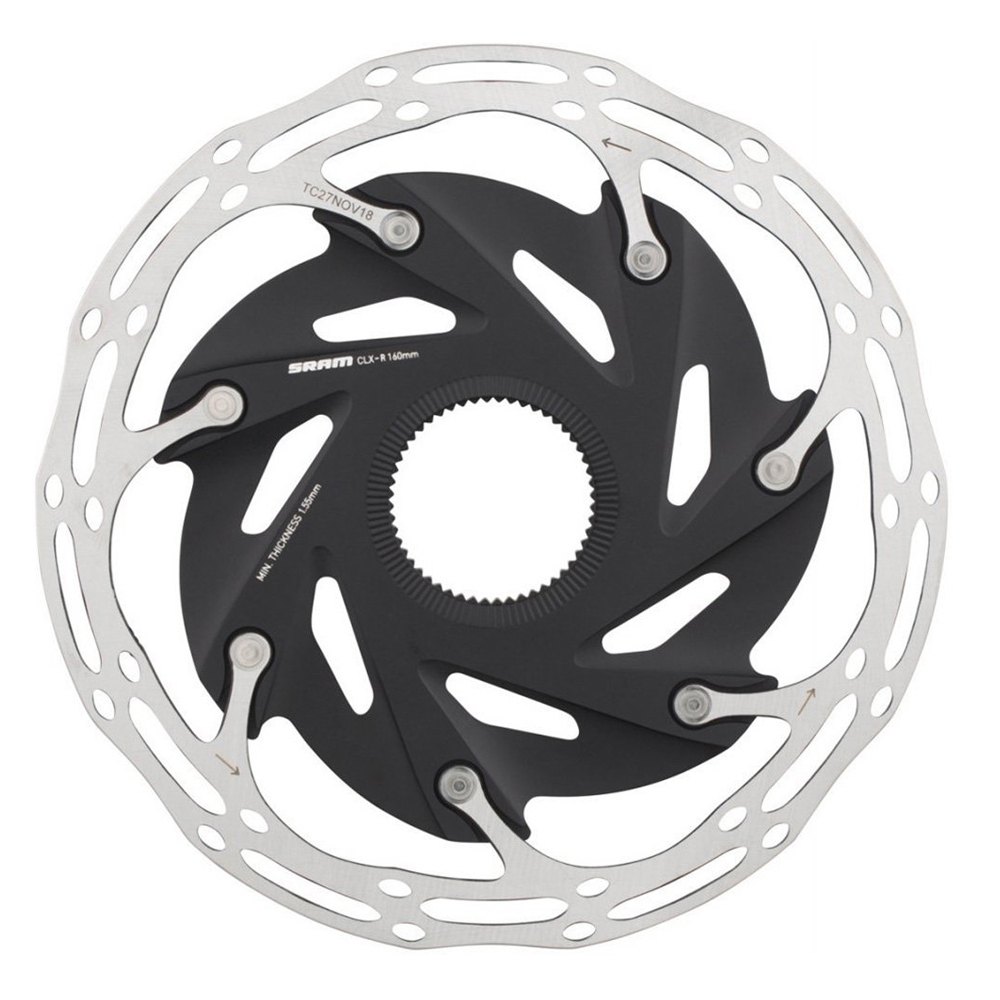 Ротор Sram Centerline X Road 2 Piece CenterLock 160mm Black Rounded