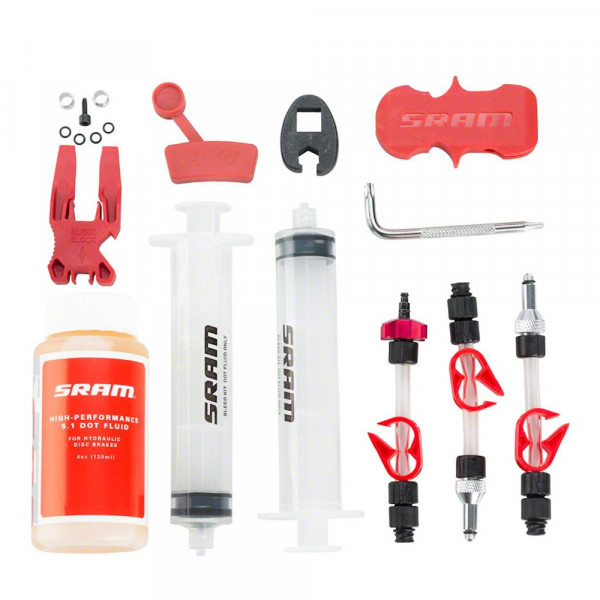 Набор для прокачки Sram X0, XX, Guide, HydroR inclu:2 syringes/fittings,bleed blocks,Torx tool,Cro