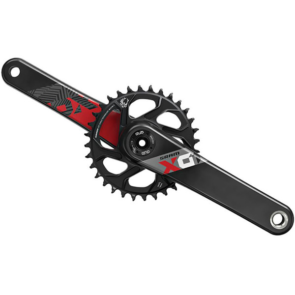 Cистема: шатун-звезда Sram X01 Eagle DUB 12s 175 w Direct Mount 32t X-SYNC 2Chainring red