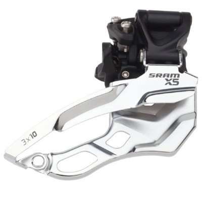 Передний переключатель Sram X-5 3x10 Low Clamp 31.8/34.9 Black Dual Pull Передний переключатель Sram X-5 3x10 Low Clamp 31.8/34.9 Black Dual Pull