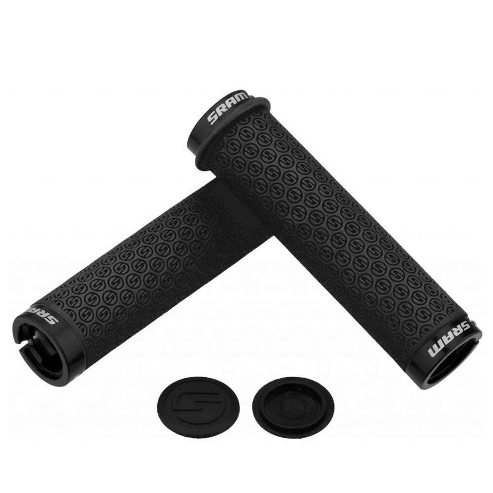 Грипсы Sram DH Silicone Locking - Black with Double Clamps & End Plugs