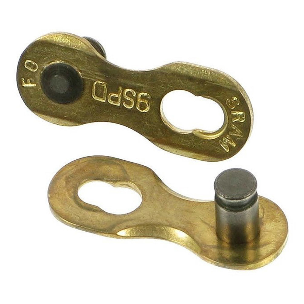 Замок для цепи Sram Connector 9-speed - gold Замок для цепи Sram Connector 9-speed - gold