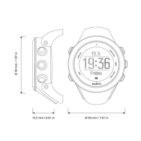 Спортивные Часы Suunto Ambit 3 sport black (HR)