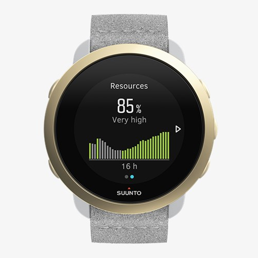 Спортивные часы Suunto 3 Pebble white light gold