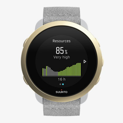 Спортивные часы Suunto 3 Pebble white light gold