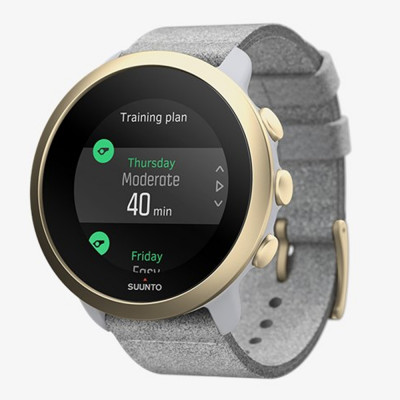 Спортивные часы Suunto 3 Pebble white light gold