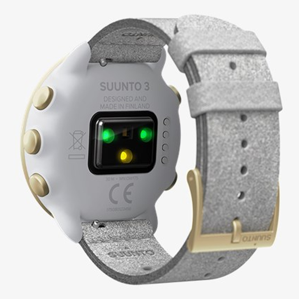 Спортивные часы Suunto 3 Pebble white light gold