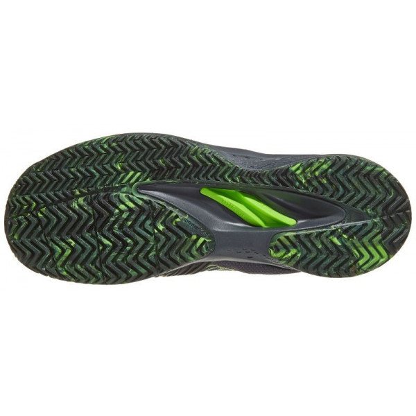 Кроссовки для тенниса детские Wilson Kaos 2.0 Jr black-ebony-green