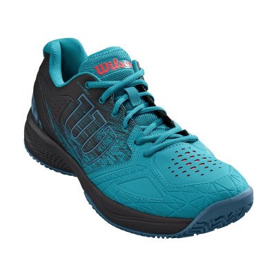Кроссовки для тенниса мужские Wilson Kaos Comp 2.0 Capri breeze / black / bluestorm Кроссовки для тенниса мужские Wilson Kaos Comp 2.0 Capri breeze / black / bluestorm