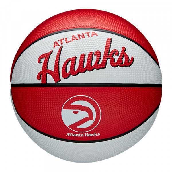 Мяч баскетбольный Wilson NBA Team Retro Mini Atlanta Hawks