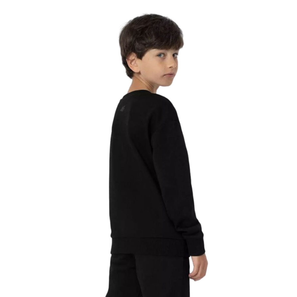 Толстовка детская 4F Cotton Boy черная Толстовка детская 4F Cotton Boy черная