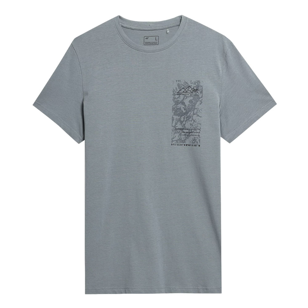 Футболка мужская 4F Trekking серая Футболка мужская 4F Trekking серая
