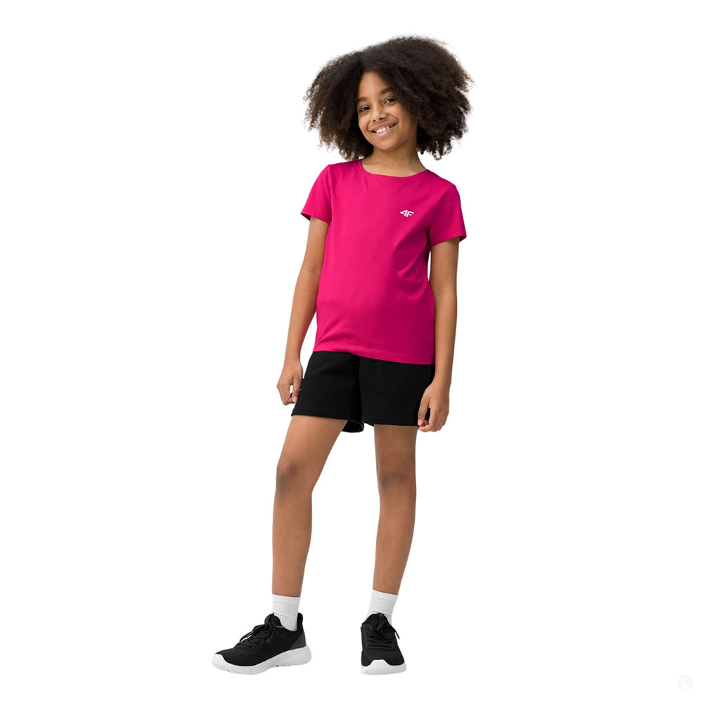 Шорты детские 4F Cotton Girl черные