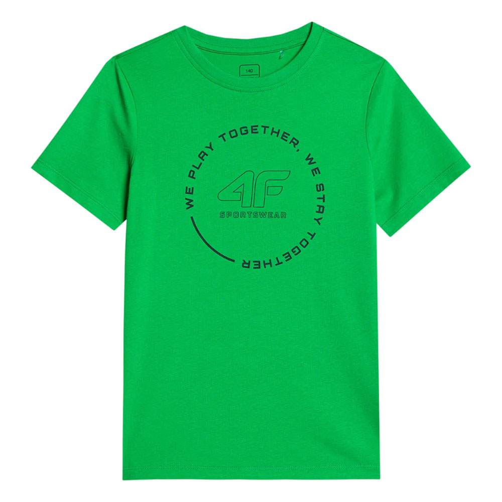 Футболка детская 4F Cotton зеленая Футболка детская 4F Cotton зеленая