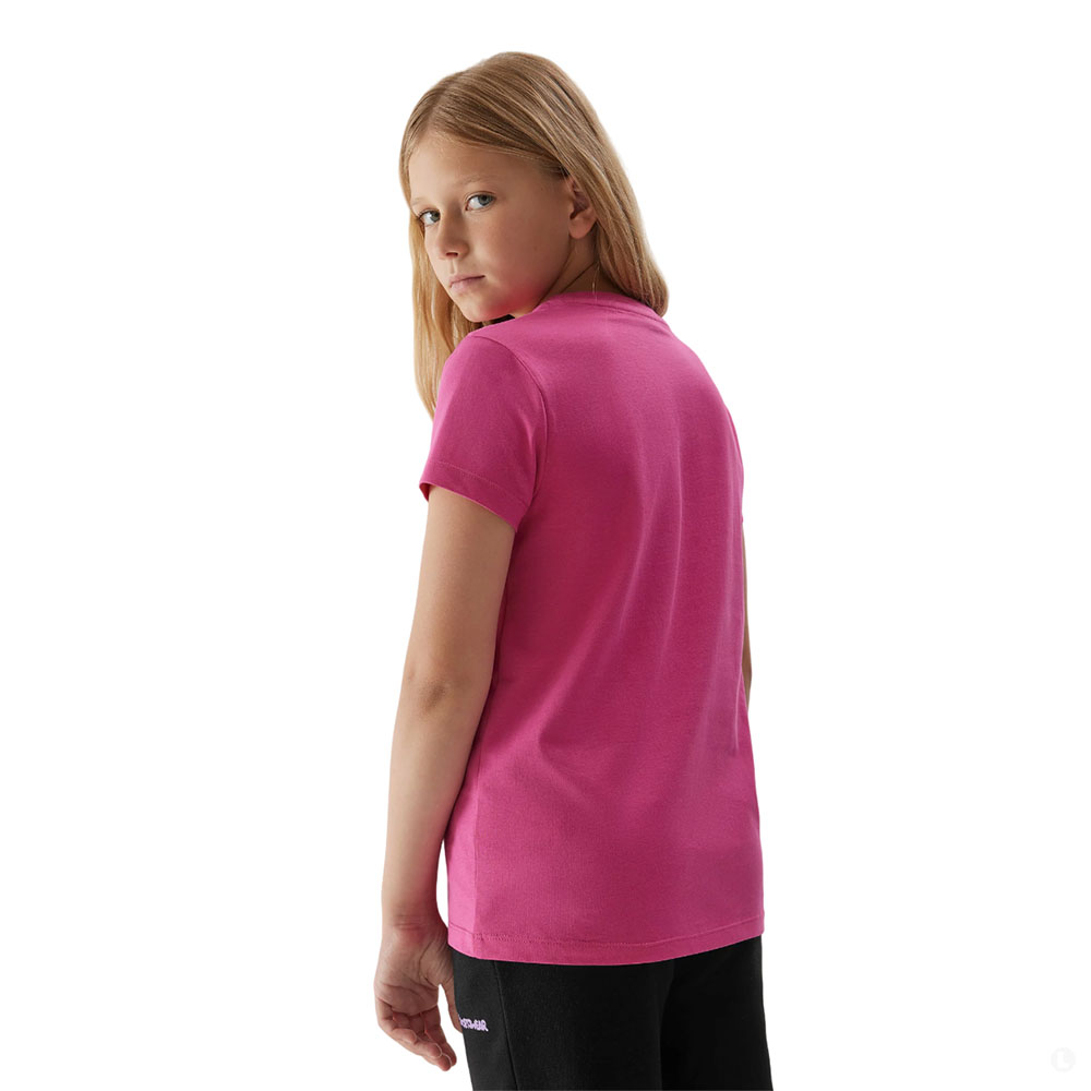 Футболка детская 4F Cotton Girl розовая Футболка детская 4F Cotton Girl розовая