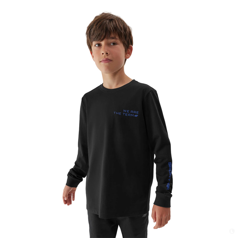 Лонгслив детский 4F Cotton Boy черный Лонгслив детский 4F Cotton Boy черный