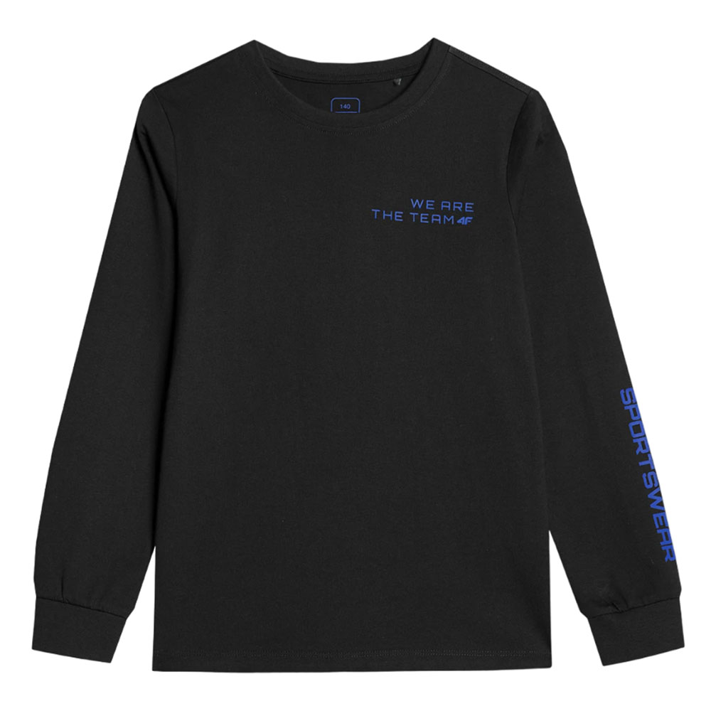 Лонгслив детский 4F Cotton Boy черный Лонгслив детский 4F Cotton Boy черный