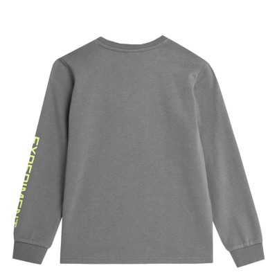 Лонгслив детский 4F Cotton Boy серый